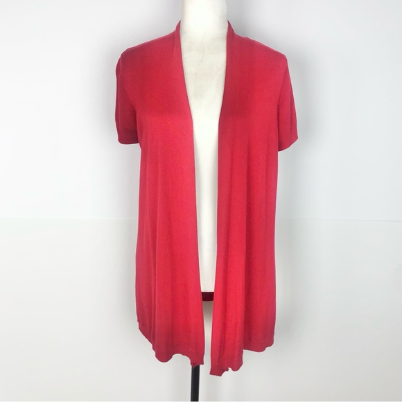 Zara red open cardigan - Picture 2 of 6